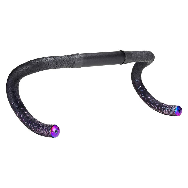 Supacaz Bike BARTAPE  Super Sticky Kush  Star Fade  Oil Slick Plus Oil Slick Plugs - Image 2